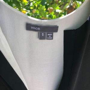 Vince Dresses - Vince black and white overlay dress S Vince Dresses - Vince black and white overlay dress S